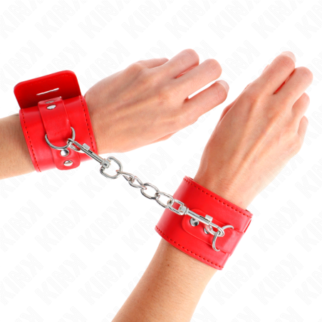KINK MUNEQUERAS CON CIERRE CANDADO ROJO AJUSTABLE 16 23 CM X 55 CM