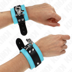 KINK MUNEQUERAS CON CIERRE PREMIUM NEGRO AZUL AJUSTABLE 21 28 CM X 55 CM