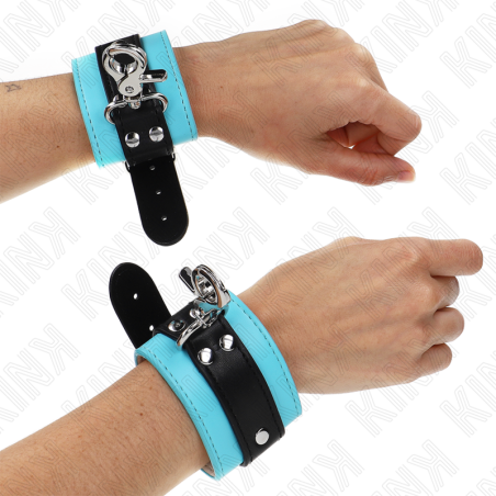 KINK MUNEQUERAS CON CIERRE PREMIUM NEGRO AZUL AJUSTABLE 21 28 CM X 55 CM