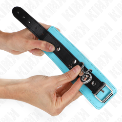 KINK MUNEQUERAS CON CIERRE PREMIUM NEGRO AZUL AJUSTABLE 21 28 CM X 55 CM 2