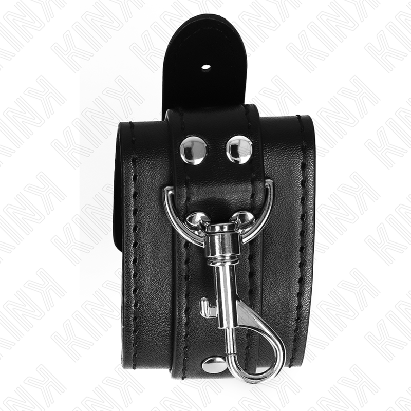 KINK MUNEQUERAS ESTILO MAZMORRA CON CERRADURA NEGRO AJUSTABLE 21 28 CM X 55 CM