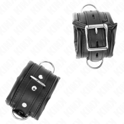 KINK MUNEQUERAS ESTILO HEAVY FORRO NEGRO AJUSTABLE 20 30 CM X 6 CM 2