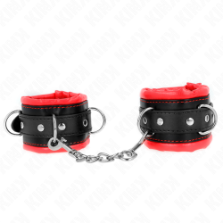 KINK MUNEQUERAS ESTILO HEAVY FORRO ROJO AJUSTABLE 20 30 CM X 6 CM