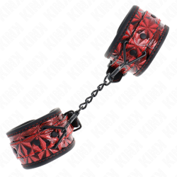 KINK MUNEQUERAS CON PATRON DE DIAMANTES ROJO OSCURO AJUSTABLE 17 26 CM X 55 CM 2