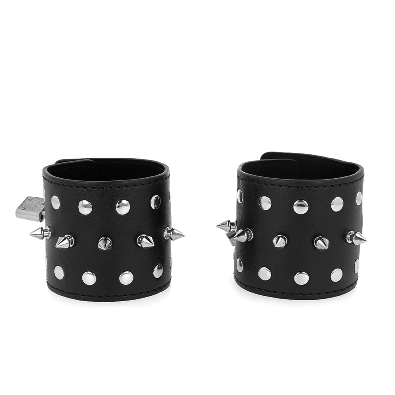 KINK MUNEQUERAS ESTILO PUNK CON PINCHOS 25 X 6 CM