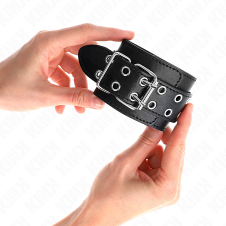 KINK MUNEQUERAS CON DOBLE LINEA DE TACHUELAS NEGRO AUSTABLE 19 26 CM