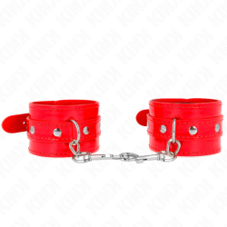 KINK MUNEQUERAS CON TACHUELAS ROJO AJUSTABLE 23 33 CM