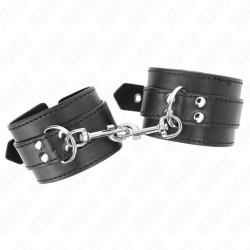 KINK MUNEQUERAS CON TACHUELAS NEGRO 35 X 6 CM 2