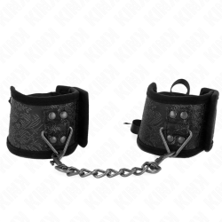KINK MUNEQUERAS DISENO ESCANDALO NEGRO DETALLE LAZO 245 CM X 65 CM