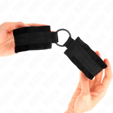 KINK MUNEQUERAS 25 CM PARA PRINCIPIANTES CON ANILLA 4 CM NEGRO AJUSTABLE 15 25 CM