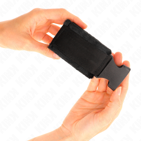 KINK MUNEQUERAS NYLON NEGRO MODELO 1 AJUSTABLE 25 35 CM X 6 CM