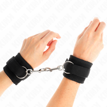 KINK MUNEQUERAS NYLON NEGRO MODELO 2 AJUSTABLE 18 35 CM X 6 CM