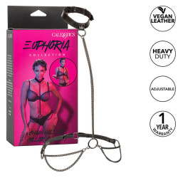 CALEXOTICS EUPHORIA COLLAR HALTER Y CORREA CON CADENA 2