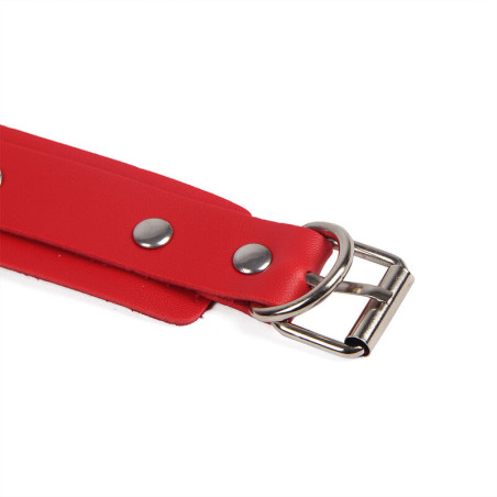 SUBBLIME 953706 ESPOSAS CON CINTURON BONDAGE ROJO TALLA UNICA