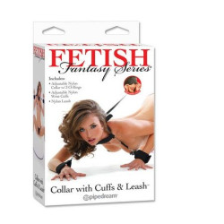 FETISH FANTASY SERIES COLLAR CON ESPOSAS Y CORREA 2