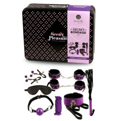 SECRETPLAY BDSM SET 8PCS LILA NEGRO 2