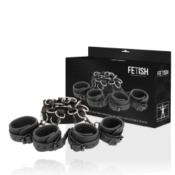 FETISH SUBMISSIVE SET ATADURAS CAMA LUXURY CON FORRO DE NEOPRENO 2