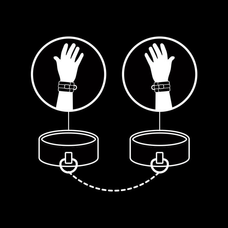 FETISH SUBMISSIVE ESPOSAS CUERO VEGANO CON FORRO DE NEOPRENO