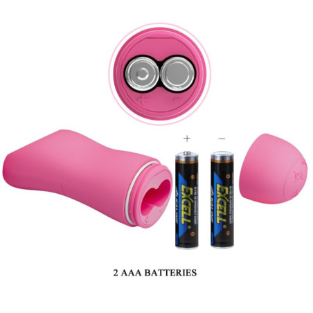 BAILE ROMANTIC WAVE PIZAS CON VIBRACION Y ELECTROSHOCK FUCSIA