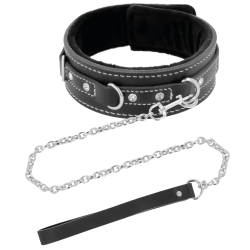 DARKNESS COLLAR LEATHER CON CORREA ALTA CALIDAD 2