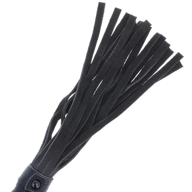 DARKNESS LATIGO BONDAGE NEGRO CON MANGO DE PIEL