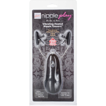 CALEXOTICS PINZAS CON VIBRACION NEGRO