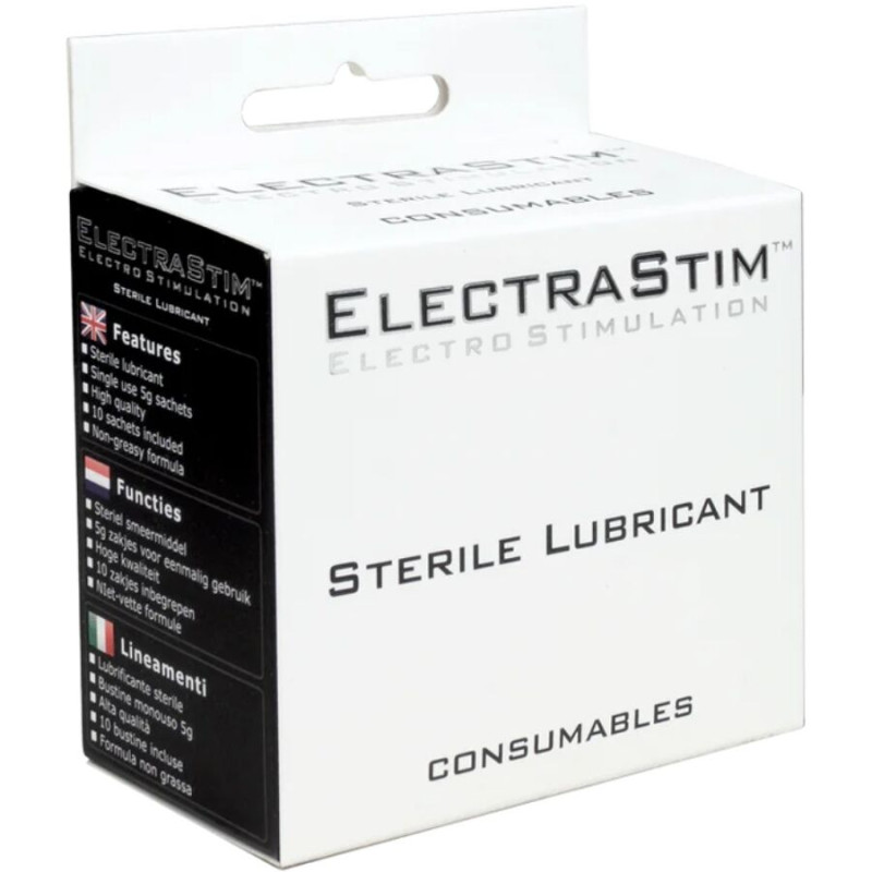 ELECTRASTIM LUBRICANTE ESTERILIZANTE 10 UNIDADES