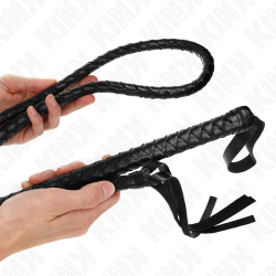 KINK LATIGO DE SERPIENTE LARGO NEGRO 210 CM 2