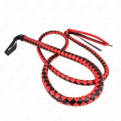 KINK LATIGO DE SERPIENTE LARGO ROJO 210 CM 2