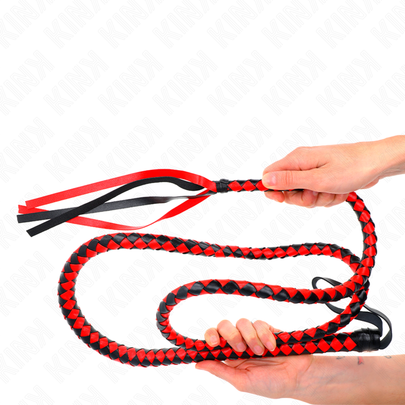 KINK LATIGO DE SERPIENTE LARGO ROJO 210 CM