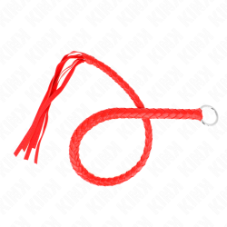 KINK LATIGO DE SERPIENTE CON ANILLO DE MANO ROJO 65 CM 2