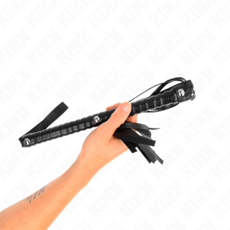 KINK LATIGO CON MANGO TEXTURIZADO NEGRO 485 CM