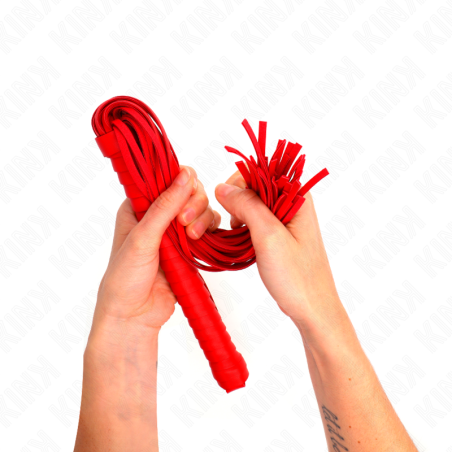 KINK LATIGO CON MANGO TEXTURIZADO ROJO 485 CM