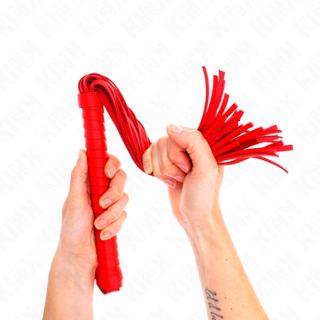 KINK LATIGO CON MANGO TEXTURIZADO ROJO 485 CM