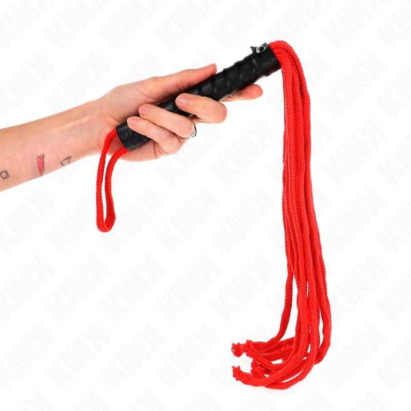 KINK LATIGO DE CUERDA ROJO 56 CM
