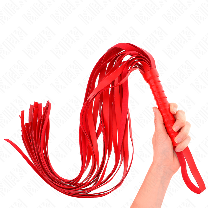 KINK LATIGO DE COLA LARGA Y MANGO CORTO ROJO 70 CM