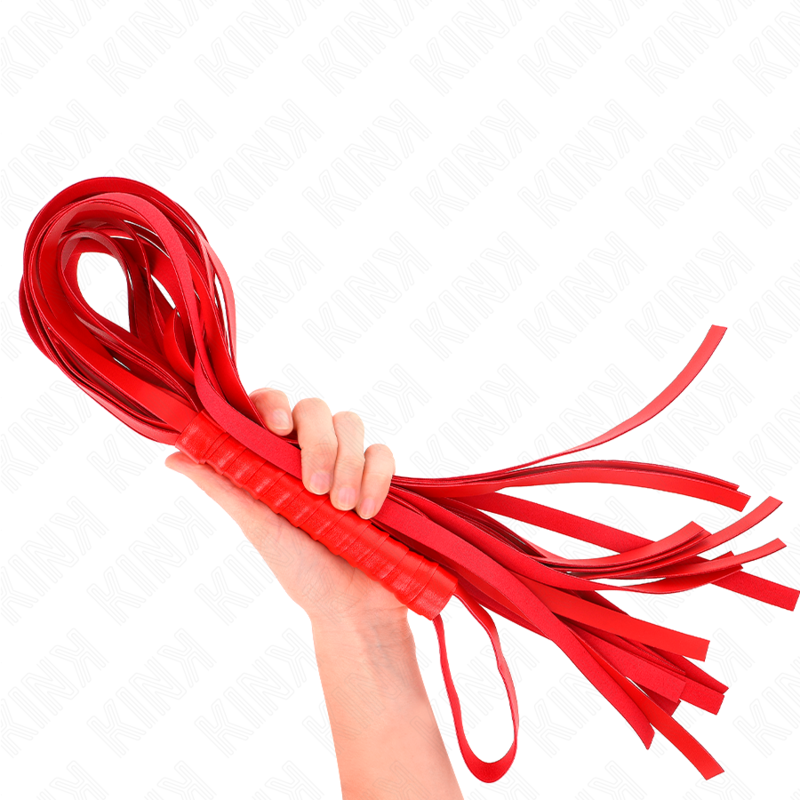 KINK LATIGO DE COLA LARGA Y MANGO CORTO ROJO 70 CM