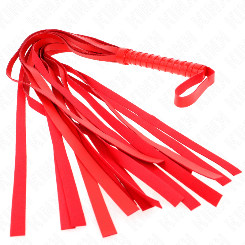 KINK LATIGO DE COLA LARGA Y MANGO CORTO ROJO 70 CM