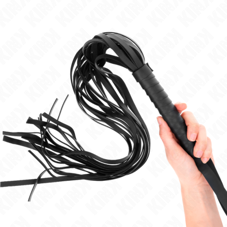 KINK LATIGO DE COLA LARGA Y MANGO CORTO NEGRO 70 CM