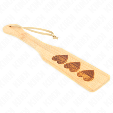 KINK PALA DE BAMBU DISENO CORAZON 32 X 55 CM