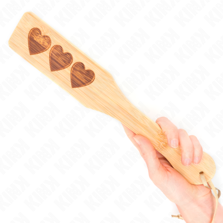 KINK PALA DE BAMBU DISENO CORAZON 32 X 55 CM