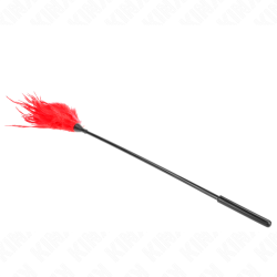 KINK PLUMAS MULTIPLES PARA COSQUILLAS ROJO 45 CM 2