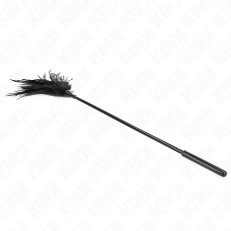 KINK PLUMAS MULTIPLES PARA COSQUILLAS NEGRO 45 CM