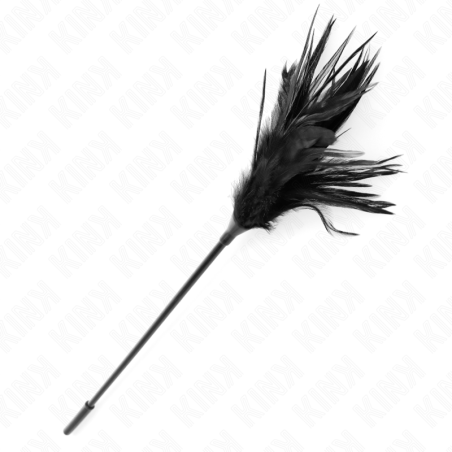 KINK PLUMAS MULTIPLES PARA COSQUILLAS NEGRO 45 CM