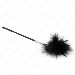 KINK PLUMAS PARA COSQUILLAS CON MANGO DE DIAMANTES DE IMITACION 50 CM 2