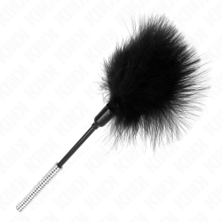 KINK PLUMAS PARA COSQUILLAS CON MANGO DE DIAMANTES DE IMITACION 27 CM 2
