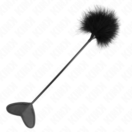 KINK PLUMAS PARA COSQUILLAS CON PALETA DE CORAZON 31 CM