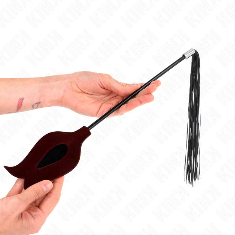 KINK LATIGO DE BORLA DE SILICONA CON FORMA DE ROSA 45 CM