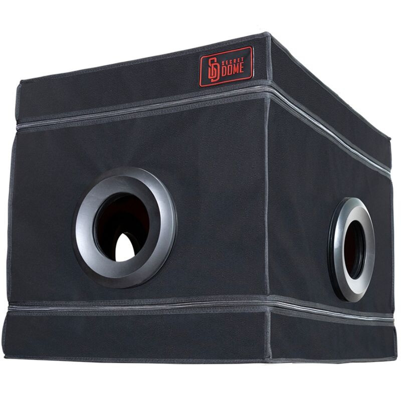 SECRET DOME KINK CLUB LA NICHE CABINA NEGRO ROJO