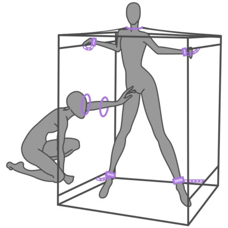 SECRET DOME KINK CLUB CABINA SCANDALE MORADO